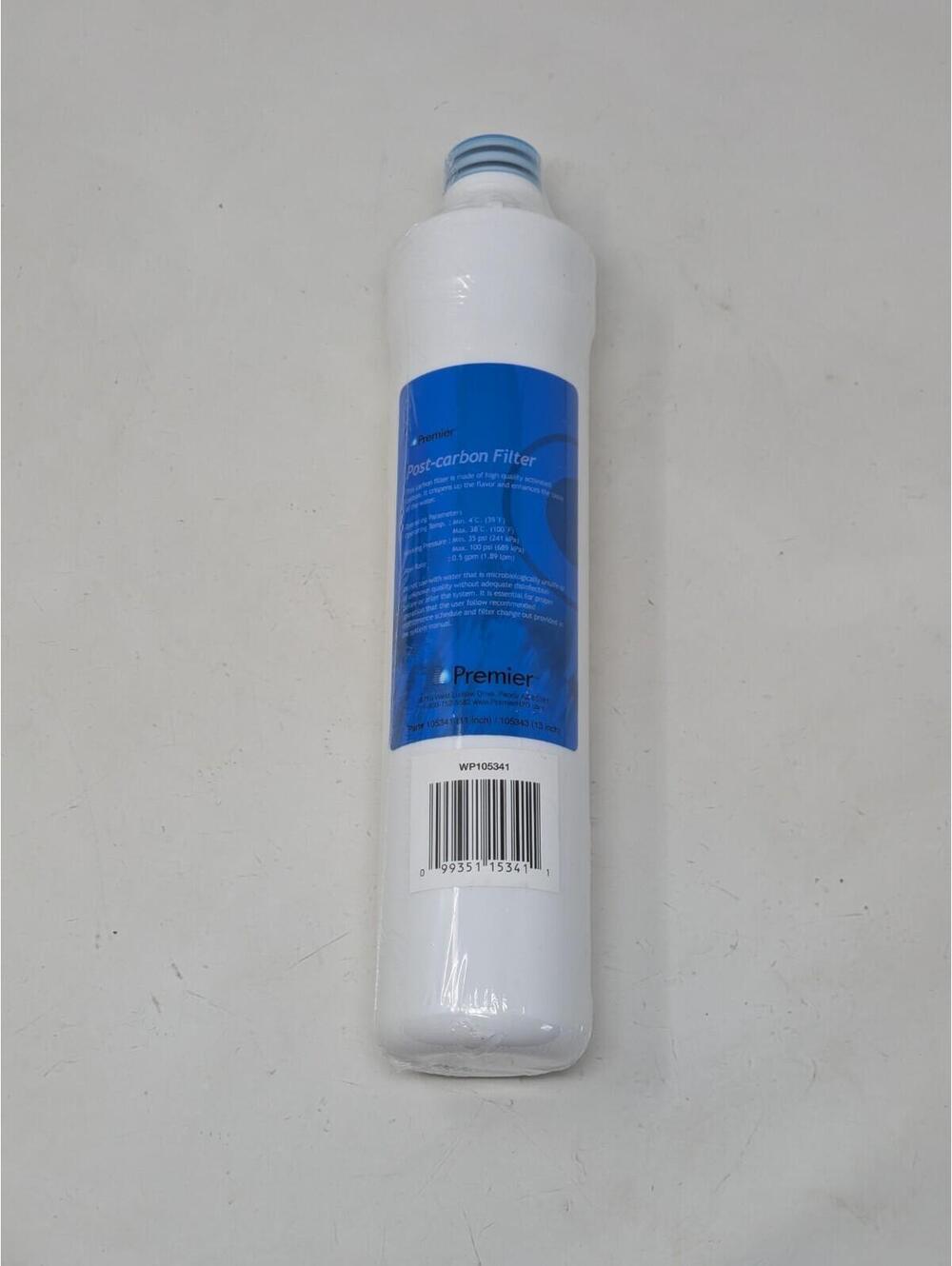 NEW- Watts Premier Post-Carbon Water Filter Part #105341 (Blue)